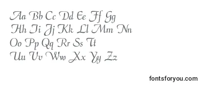 Calligraphyflf -fontin tarkastelu