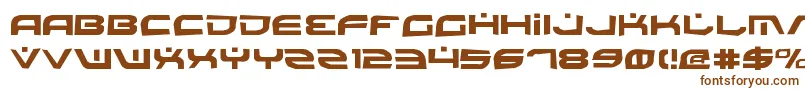 Шрифт Battlev2r – коричневые шрифты на белом фоне