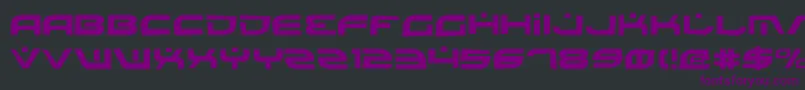 Battlev2r Font – Purple Fonts on Black Background