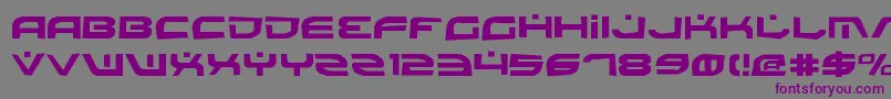 Шрифт Battlev2r – фиолетовые шрифты на сером фоне