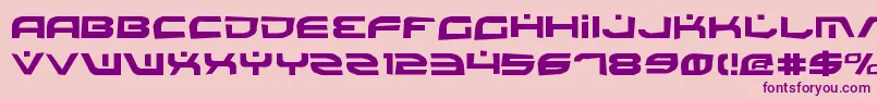 Battlev2r Font – Purple Fonts on Pink Background