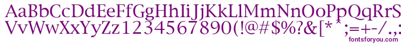 NewYorkPlain.001.003 Font – Purple Fonts on White Background