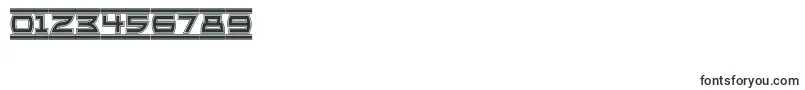 Empirestatenf-Schriftart – Schriften für Zahlen und Nummern