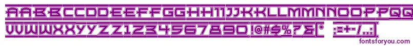 Empirestatenf Font – Purple Fonts on White Background