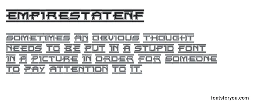 Review of the Empirestatenf (43507) Font