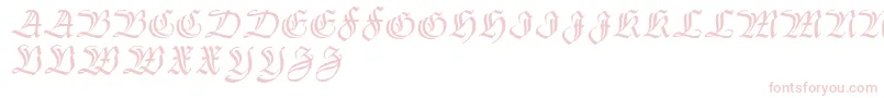 Thannhaeuserzier Font – Pink Fonts on White Background