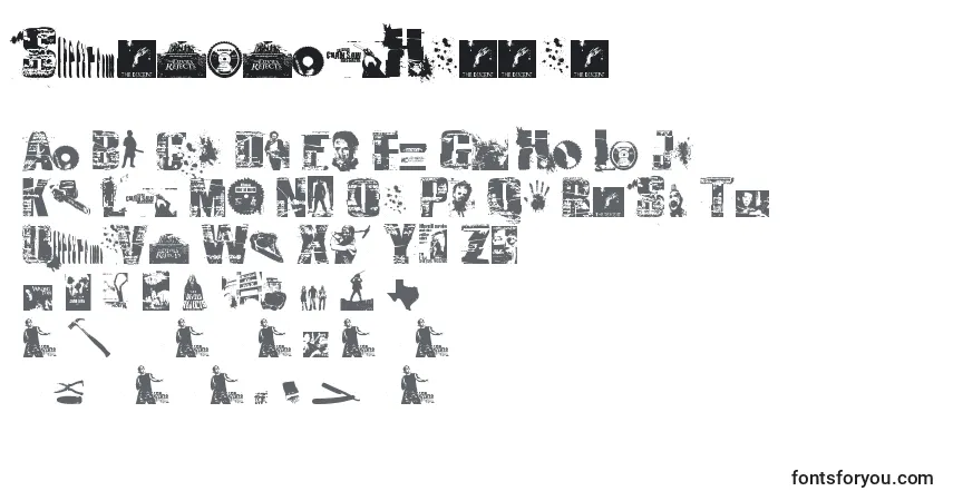 SurvivalHorror Font – alphabet, numbers, special characters