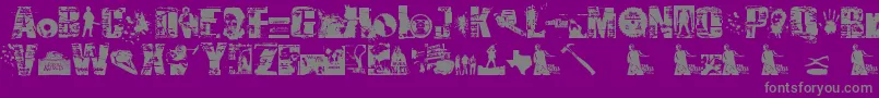 Más sobre la fuente SurvivalHorror fuente SurvivalHorror – Fuentes Grises Sobre Fondo Morado