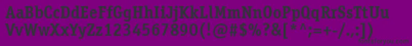 En savoir plus sur la police OfficinaserifettBold Police OfficinaserifettBold – polices noires sur fond violet