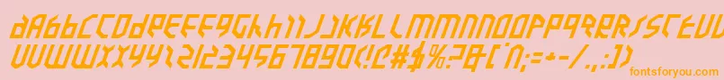 More about ValkyrieExpandedItalic Font ValkyrieExpandedItalic Font – Orange Fonts on Pink Background