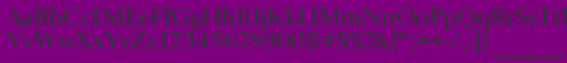 BelfastserialMediumRegular Font – Black Fonts on Purple Background