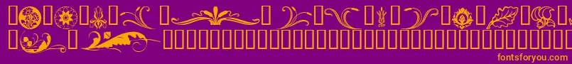 More about Fts2 Font Fts2 Font – Orange Fonts on Purple Background