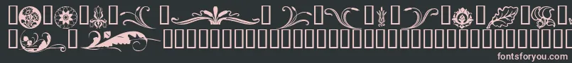 Fts2 Font – Pink Fonts on Black Background