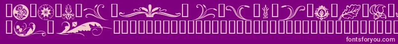 Fts2 Font – Pink Fonts on Purple Background