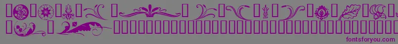 Fts2 Font – Purple Fonts on Gray Background
