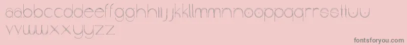 Obscura Font – Gray Fonts on Pink Background