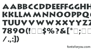 GibElTarikExtendedBold font – vertical Fonts