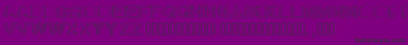 Hellyeah Font – Black Fonts on Purple Background