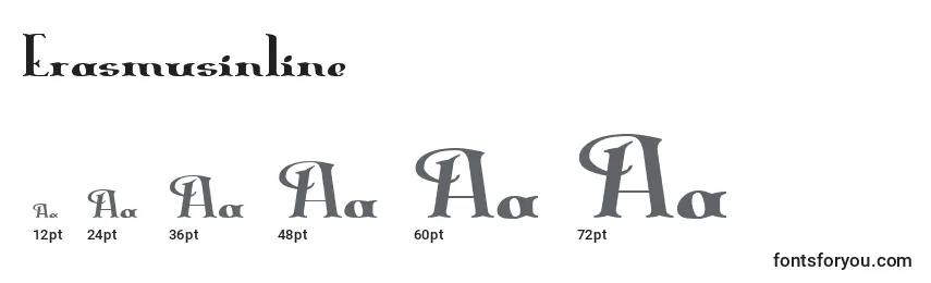 Erasmusinline Font Sizes