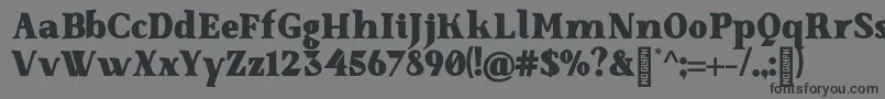 More about SenzabellaBlack Font SenzabellaBlack Font – Black Fonts on Gray Background