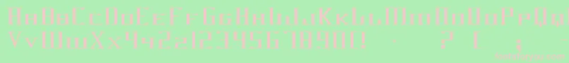 Darkwind-fontti – vaaleanpunaiset fontit vihreällä taustalla