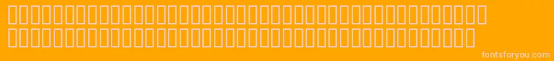 Shlomoaleichemsh Font – Pink Fonts on Orange Background