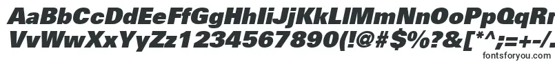 Шрифт UniversLt85ExtraBlackOblique – TTF шрифты