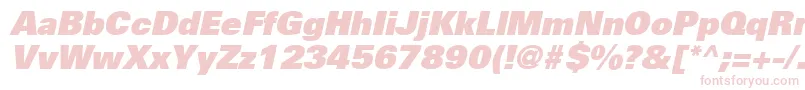 UniversLt85ExtraBlackOblique Font – Pink Fonts