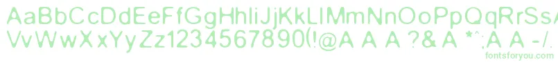 GaussianBlur Font – Green Fonts