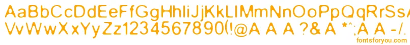GaussianBlur Font – Orange Fonts
