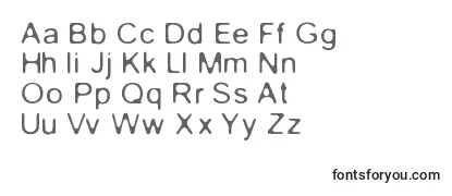 GaussianBlur Font