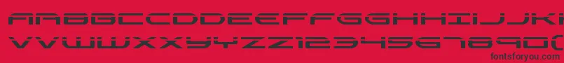 fuente Antietamlaser – Fuentes Negras Sobre Fondo Rojo