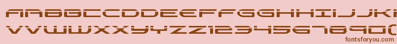 Antietamlaser Font – Brown Fonts on Pink Background
