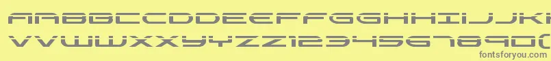 Antietamlaser Font – Gray Fonts on Yellow Background
