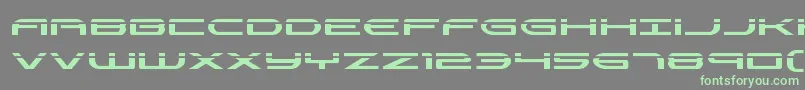 Antietamlaser Font – Green Fonts on Gray Background