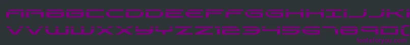 Antietamlaser Font – Purple Fonts on Black Background