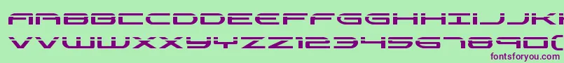 Antietamlaser Font – Purple Fonts on Green Background