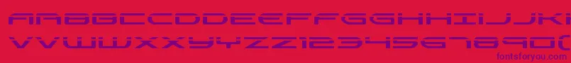 Antietamlaser Font – Purple Fonts on Red Background