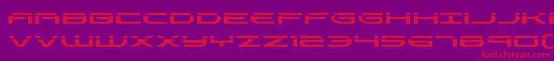 Antietamlaser Font – Red Fonts on Purple Background
