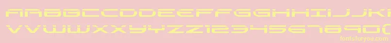 Antietamlaser Font – Yellow Fonts on Pink Background