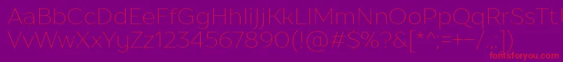 Drugs Font – Red Fonts on Purple Background