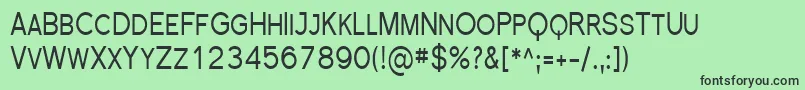 Sfflorencesanssccond Font – Black Fonts on Green Background