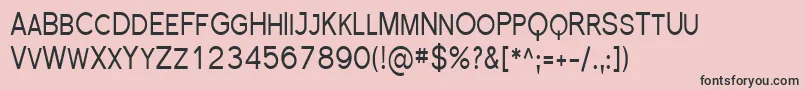 Sfflorencesanssccond Font – Black Fonts on Pink Background