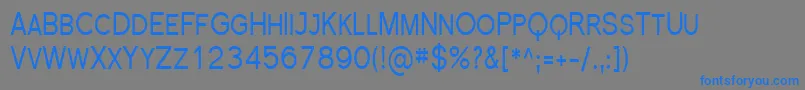Sfflorencesanssccond Font – Blue Fonts on Gray Background