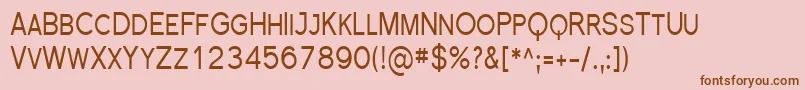 More about Sfflorencesanssccond Font Sfflorencesanssccond Font – Brown Fonts on Pink Background