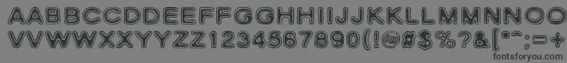 RhoCassiopeiae Font – Black Fonts on Gray Background