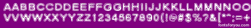 RhoCassiopeiae Font – White Fonts on Purple Background