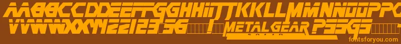 Подробнее о шрифте Metag Шрифт Metag – оранжевые шрифты на коричневом фоне