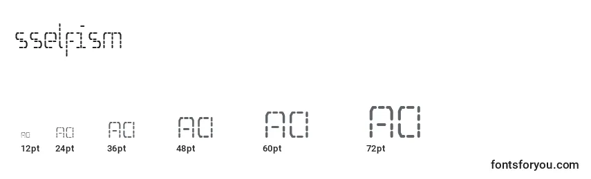 SSelfism Font Sizes