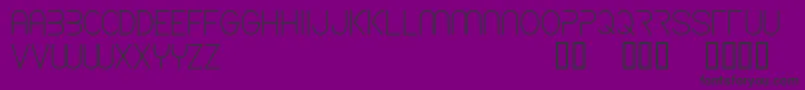 CfspaceshipRegular Font – Black Fonts on Purple Background
